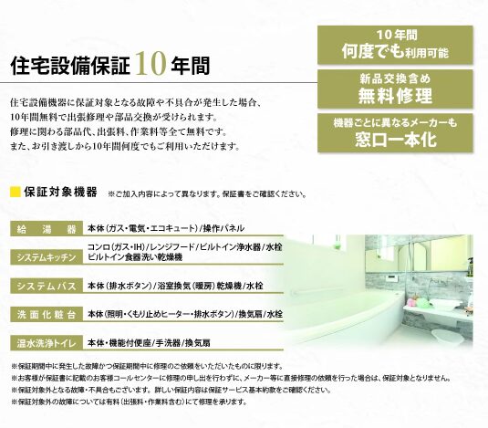タカ建築の保証